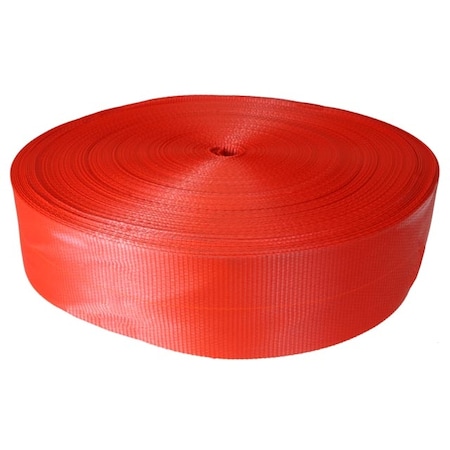 Us Cargo Control 4" x 300' 20K Polyester Cargo Webbing - Red NS-WEB420000RED